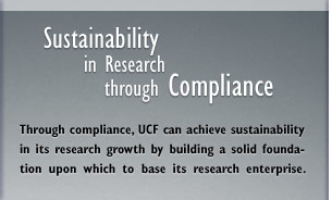 Sustainability in Research through Compliance